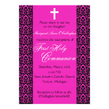 ęr Invitation de communion - filles