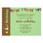 ęr Invitation de fête d'anniversaire pour des enfa