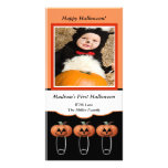 ęr La couche-culotte de citrouille de Halloween go Cartes De Vœux Avec Photo