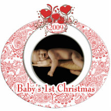 Ęr Noël du bébé Photo En Découpe