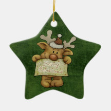 Ęr ornement de Noël de Raindeer