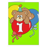 ęr Ours de nounours d'anniversaire (2) Carte De Vœux