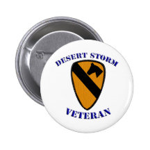 ęr Vétéran de tempête du désert de Cav Badges Avec Agrafe