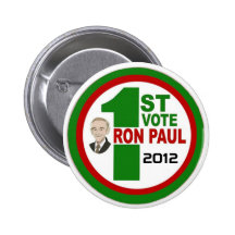 ęr Vote pour Ron Paul Pin's