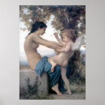Eros de contre de défendeur de Se de Bouguereau -  Affiches