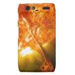 Éruption solaire coque motorola droid RAZR