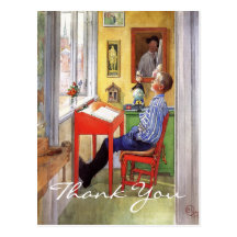 Esbjorn faisant son travail par Carl Larsson Cartes Postales