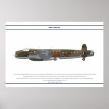Escadron du Special 617 de BI de Lancaster Posters