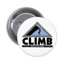 Escalade de roche badge avec épingle