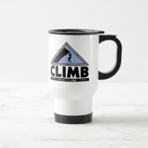 Escalade de roche tasses à café