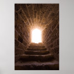 Escalier à l'affiche/à copie de ciel