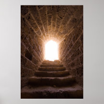 Escalier à l'affiche/à copie de ciel
