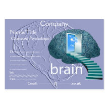 Escalier au carte de visite de cerveau