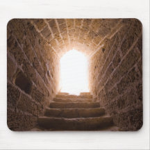 Escalier au mousepad de ciel tapis de souris