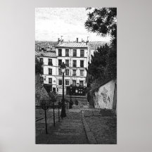 Escaliers de Montmartre Posters