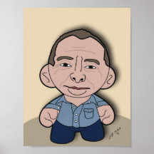 Escaliers Munny d'Allen Poster