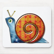 Escargot astucieux tapis de souris