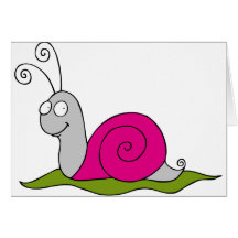 escargot drôle cartes