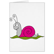 escargot drôle cartes