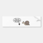 Escargot géant extraordinaire d'animal familier autocollant pour voiture