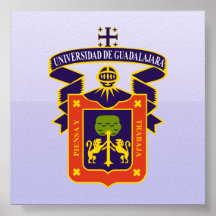 Escudo UdeG, Mexique Affiche