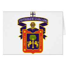Escudo UdeG, Mexique Carte De Vœux