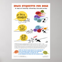 Espacez l'étiquette pour l'affiche de chiens - 22 