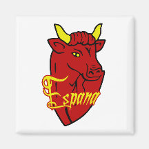 Espagnol Taureau d'Espana Toro pour des amants de  Magnets