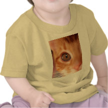espion orange de chaton t-shirt
