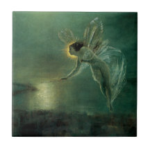 Esprit de la nuit par Grimshaw, fée victorienne Carreau