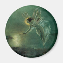 Esprit de la nuit par Grimshaw, fée victorienne Magnets Pour Réfrigérateur