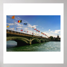 esprit de saint de Bayonne le pont Affiche