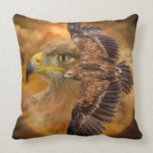 Esprit du coussin de concepteur d'art d'Eagle de v