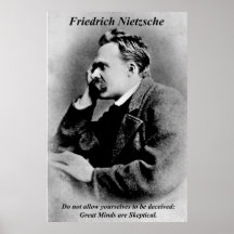 Esprits de Friedrich Nietzsche d'affiches de philo