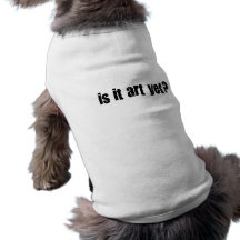 Est-ce art encore ? t-shirt pour chien