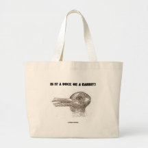 Est-ce un canard ou un lapin ? (Illusion optique) Sac En Toile