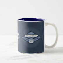 Est monté la route - bleu tasse