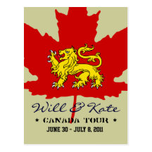 Et carte postale de visite de Kate CANADA