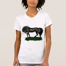 Étalon de bois d'ébène t-shirts