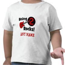Étant 2 roches ! avec la guitare t-shirts