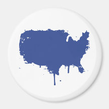 ÉTATS BLEUS AIMANT