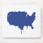 ÉTATS BLEUS TAPIS DE SOURIS
