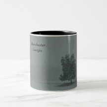 États de tempête de neige tasse