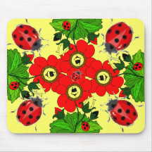 ÉTÉ DE COCCINELLE ! TAPIS DE SOURIS