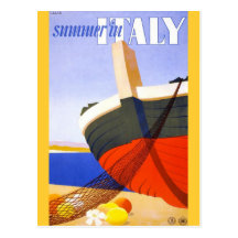 Été en Italie Carte Postale