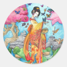 Été Maiko, grand autocollant
