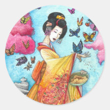 Été Maiko, petit autocollant