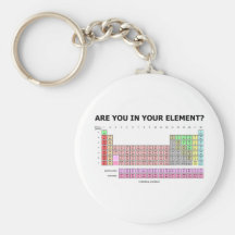 Êtes-vous dans votre élément ? (Humour de Tableau  Porte-clé