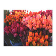 Étincelles de KIW : Tulipes de place de Pike Toile Tendue Sur Châssis