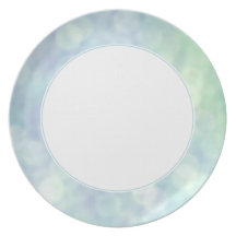 Étincelles/plat bleus de scintillement (mat) assiettes